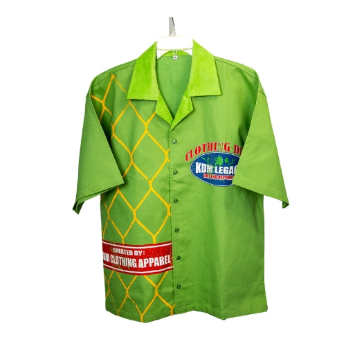 KDM Legacy Light Green Over-Sized Collar Shirt