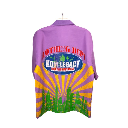 KDM Legacy Purple Over-Sized Collar Shirt