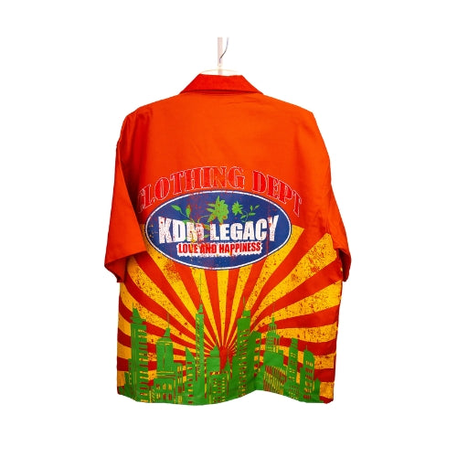 KDM Legacy Orange Over-Sized Collar Shirt