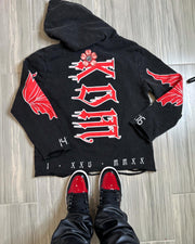 Black & Red Hoodie