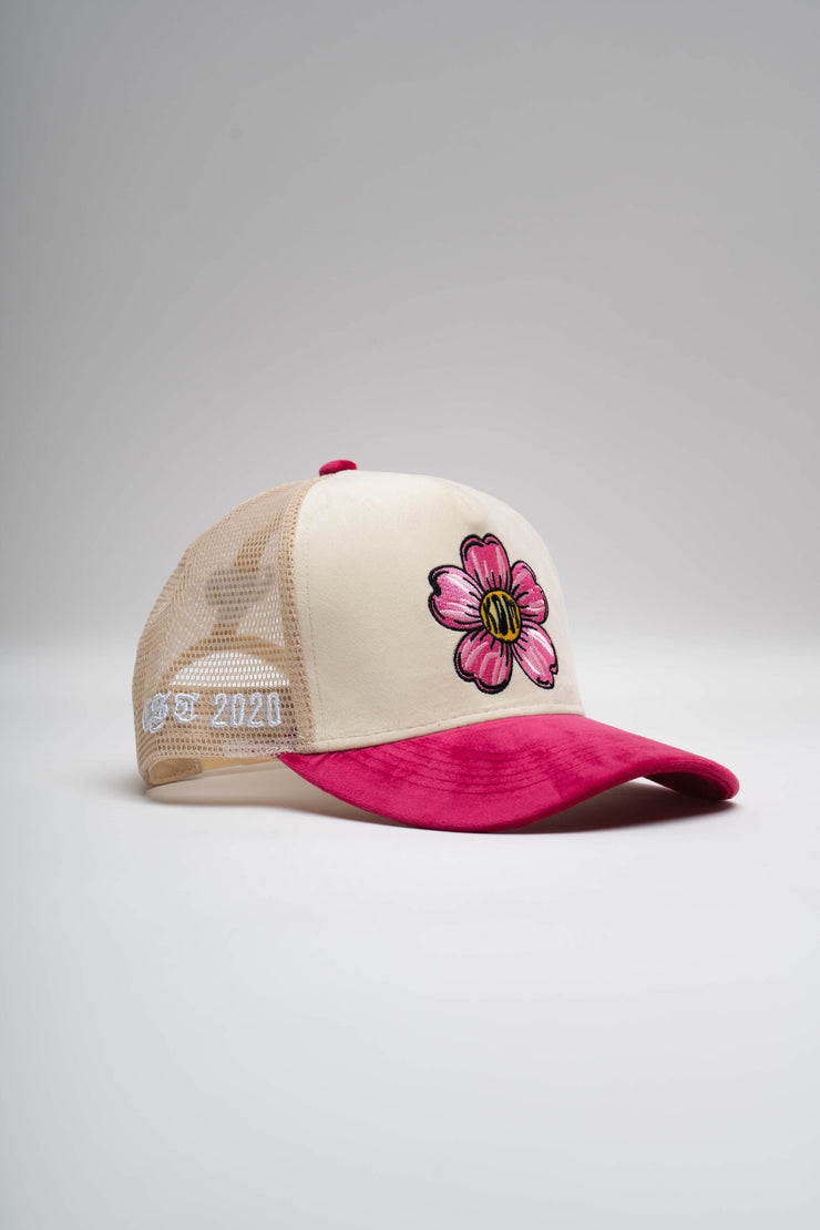 Collective LA Puff Embroidered Trucker Hat in Pink – Collective Lifestyle