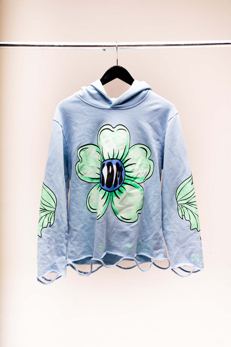 Light Blue & Sky Blue Hoodie