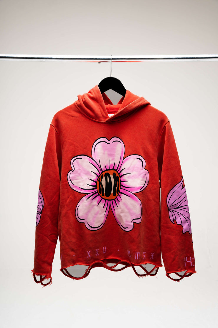 KDM Red & Light Violet Hoodie