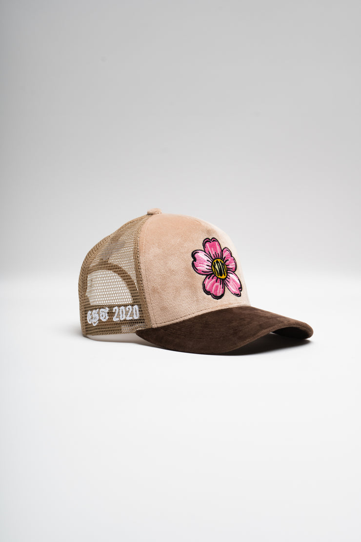 Brown & Pink Trucker