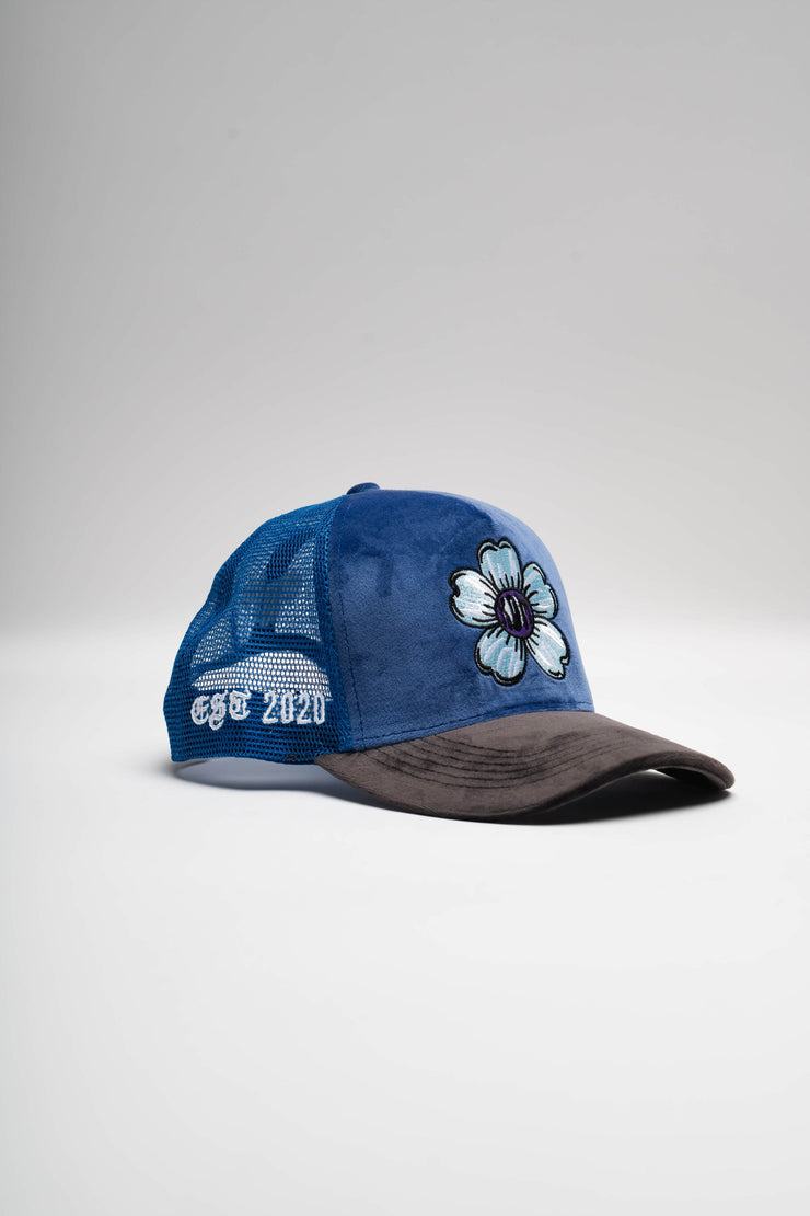 Dark Blue & Sky Blue Trucker